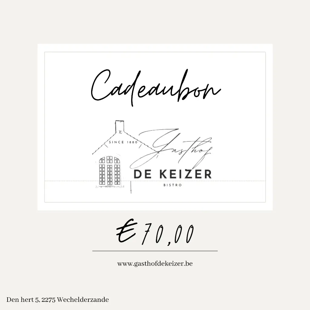 Cadeaubon (€ 70)