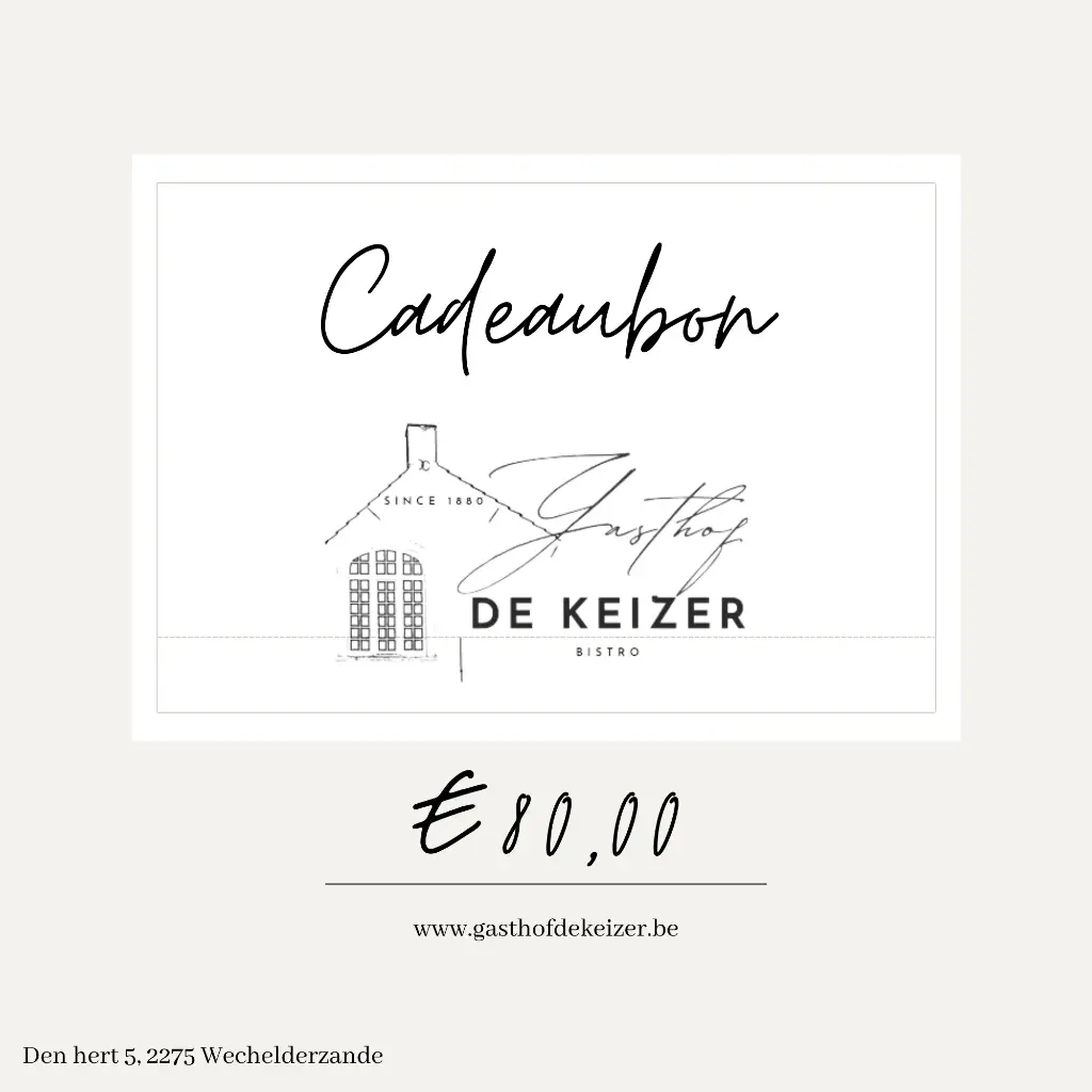 Cadeaubon (€ 80)