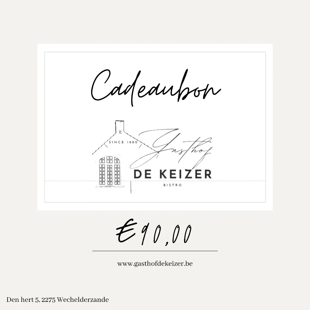 Cadeaubon (€ 90)