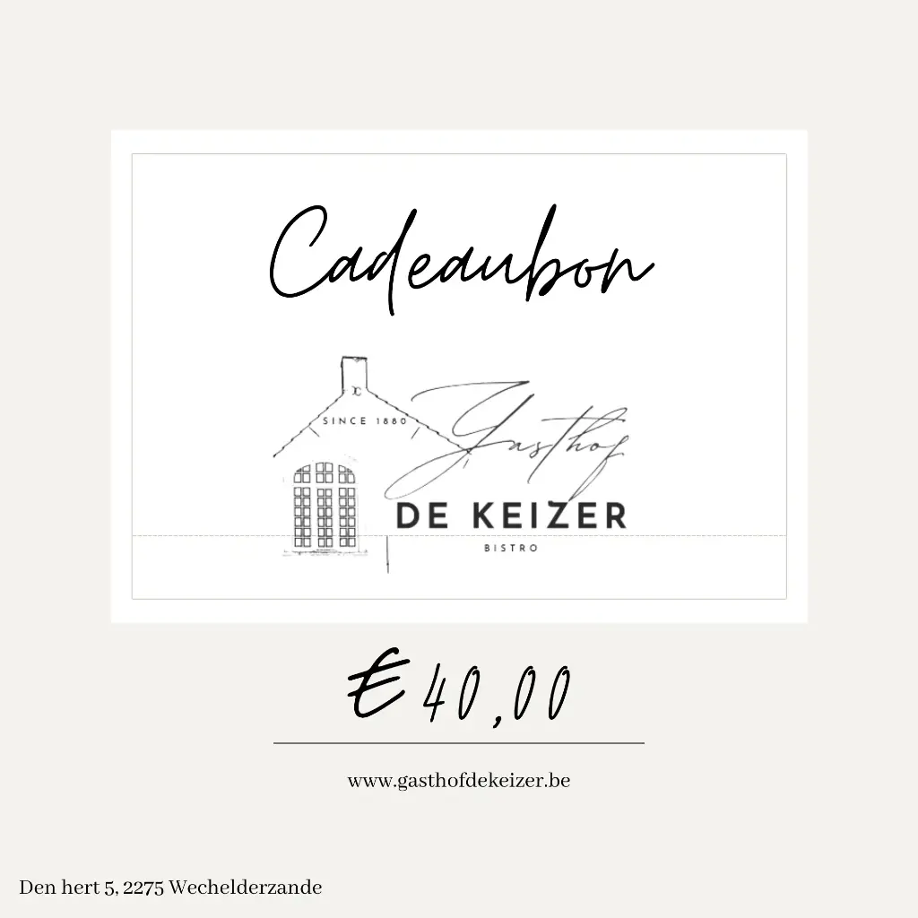 Cadeaubon (€ 40)