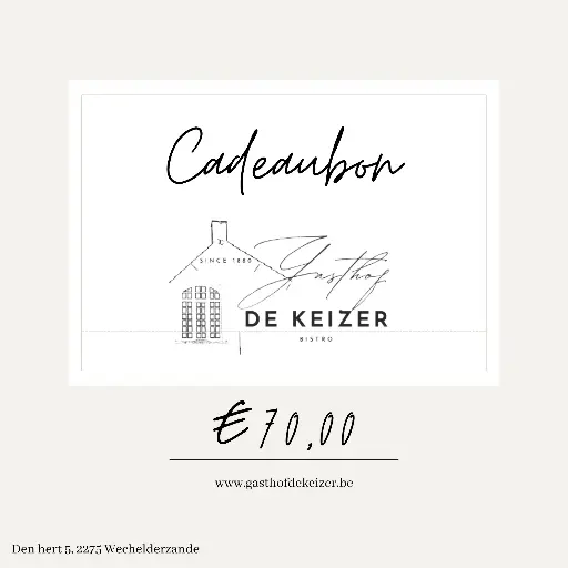 Cadeaubon (€ 70)