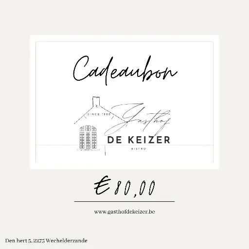 Cadeaubon (€ 80)