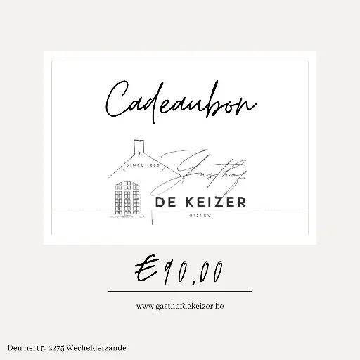 Cadeaubon (€ 90)