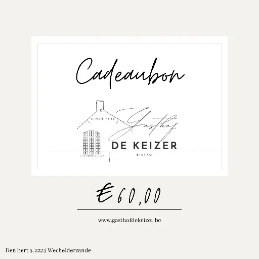 Cadeaubon (€ 60)